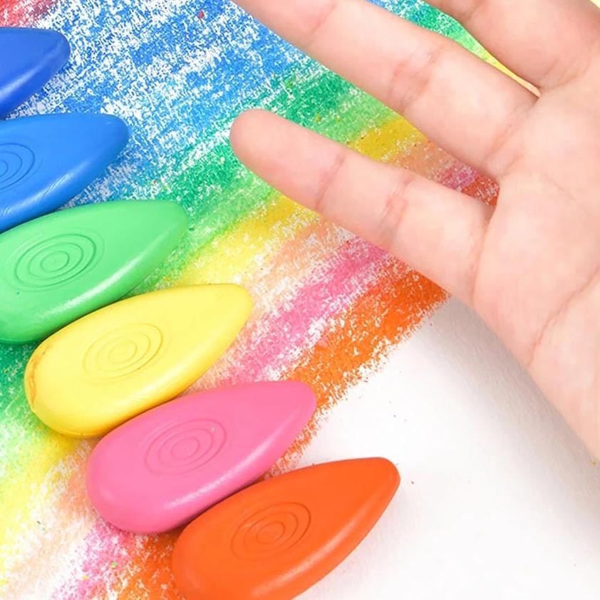 

Premium 12/24 Color Magical Crayon / Crayons Bayi Anak Peanut / Krayon Tetesan Air - Mudah Dihapus Tidak Mengotori Tangan High Quality