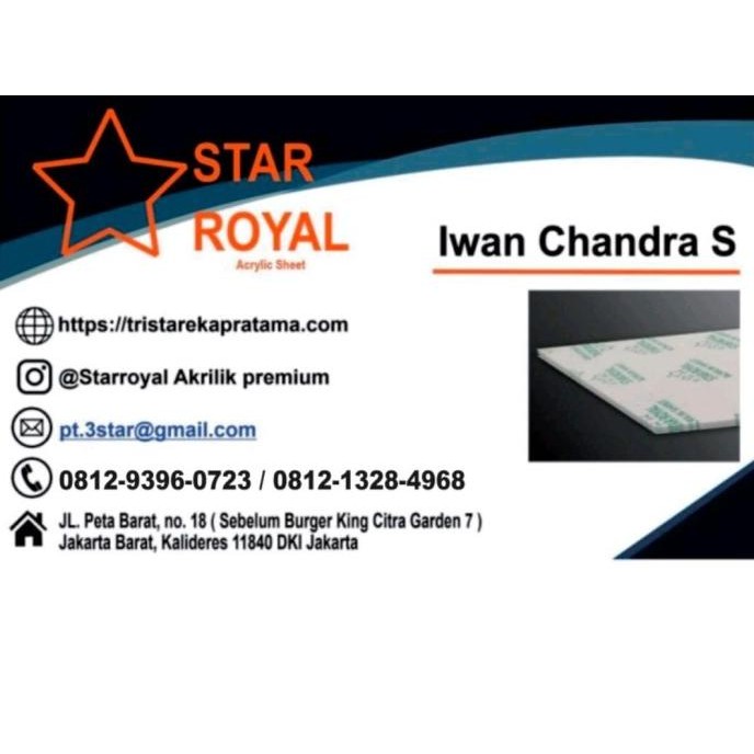 tyS ACRYLIC TENT HOLDER A4 / AKRILIK A4 BENTUK LANDSCAPE
