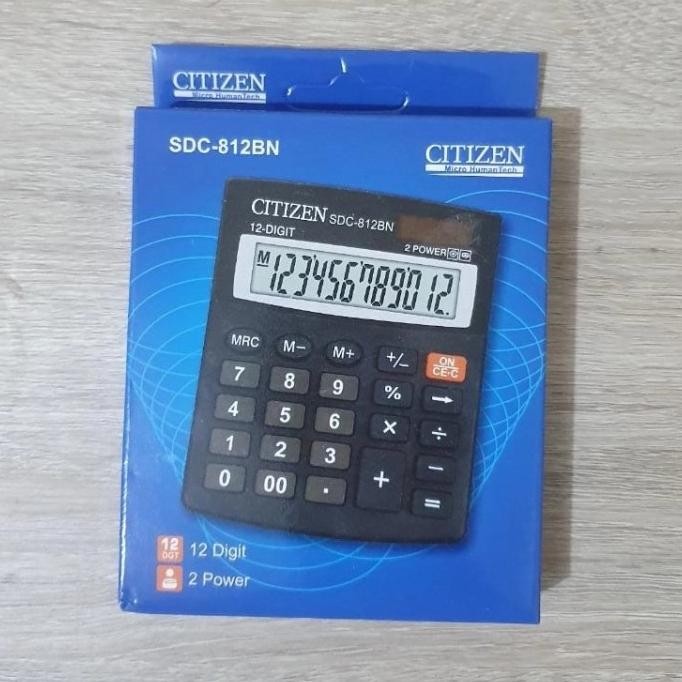 

tyS Kalkulator Citizen SDC 812BN - Kalkulator Kecil 12 Digit