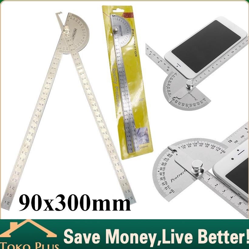 

[original] 2in1 penggaris busur 180 + penggaris busur derajat digital protractor angle ruler goniometer inclinometer penggaris bujur stainless steel protractor angle ruler digital goniometer 300mm [terlaris] [terbaik]