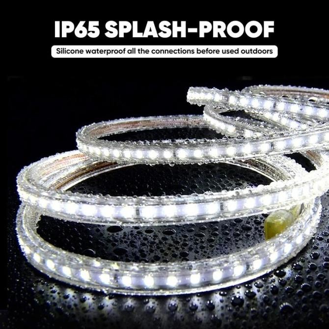 Sale Lampu Taman Outdoor Waterproof Rgb Led Strip 5050 Selang Hias Dinding Plafon Ruang Tamu Aesthet