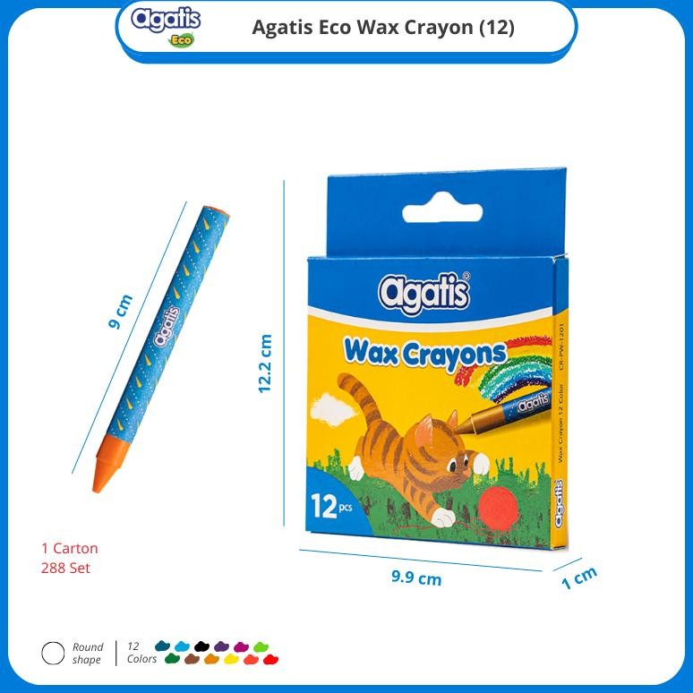 

Agatis- Wax Krayon 24 Warna murah
