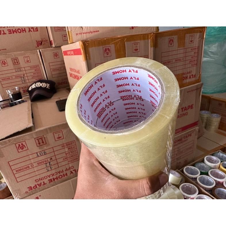 

baru !!! FLYHOME Lakban coklat 100yard 45mm x 100yard 2inchi 6 roll 100 yard ECO