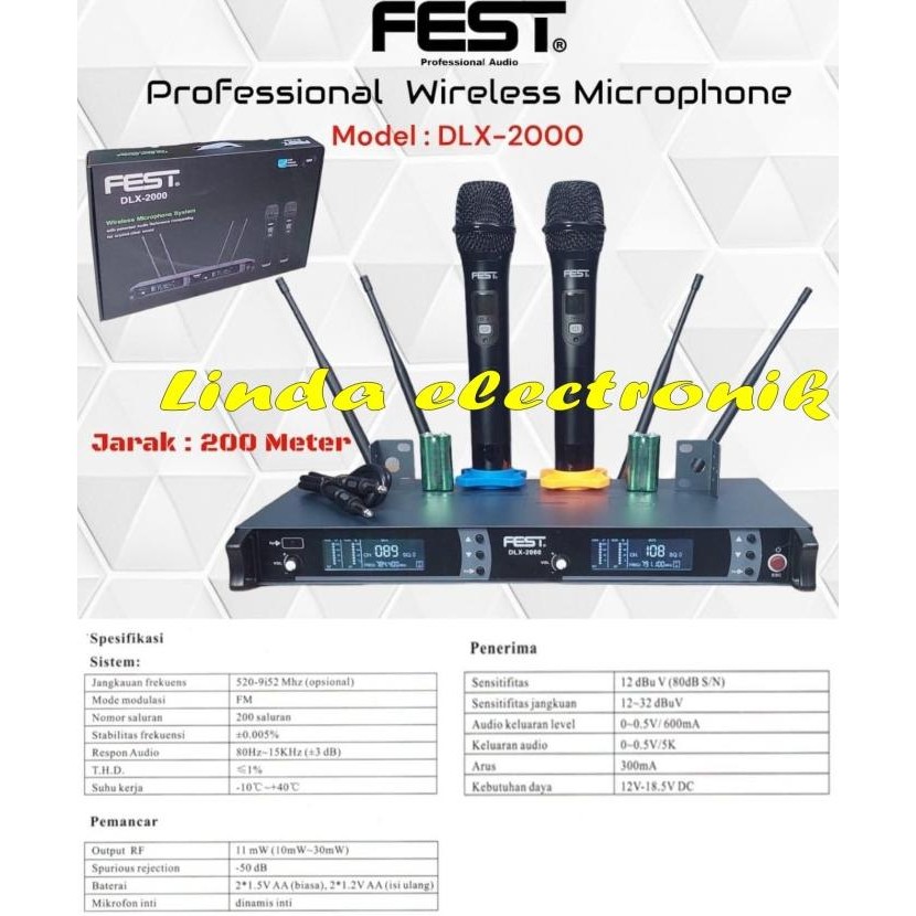 Mic Ashley Voice 1000 Wireless HANDHELD Ashley Voice1000