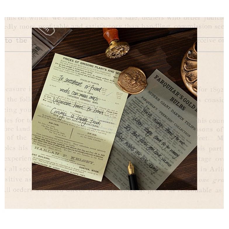 

baru !!! Yu Xian Vintage Collection Deco Paper - Dekorasi Jurnal