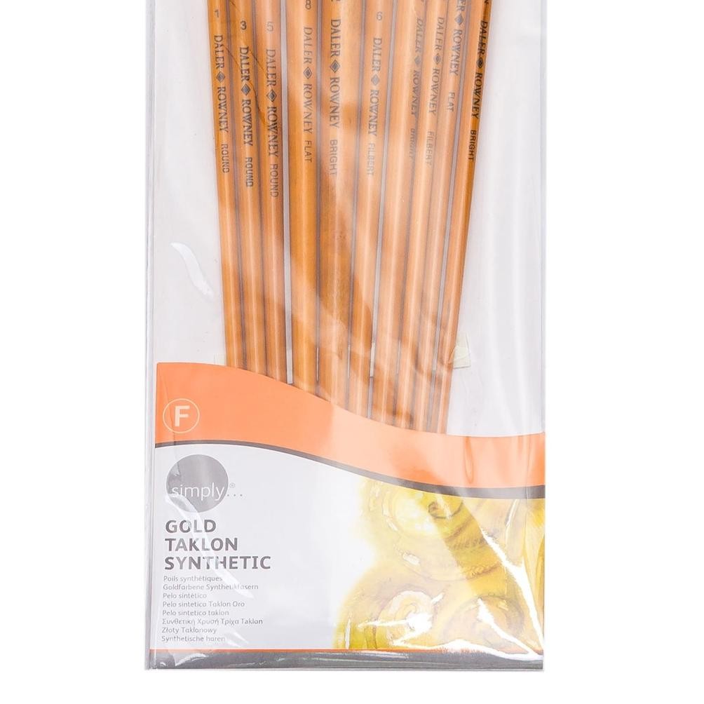 

Daler Rowney Simply Acrylic Golden Taklon LH Brush Set 10pc murah