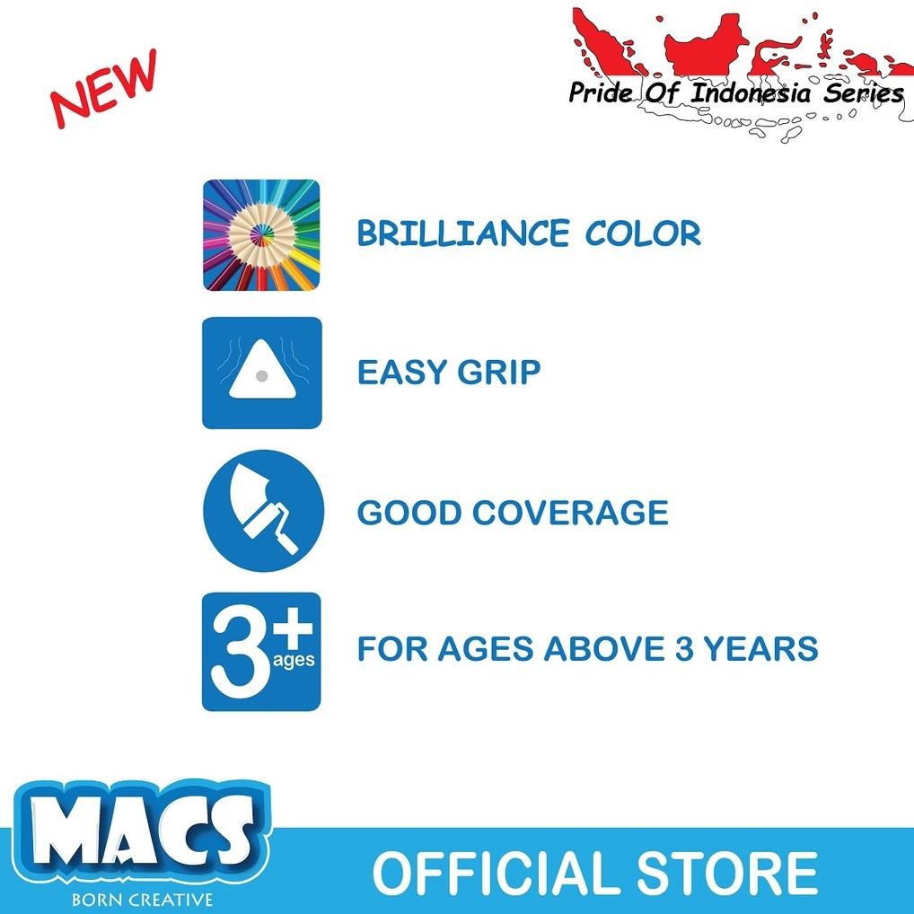 

baru !!! Macs Pensil Warna Prambanan 12 Color Pencils