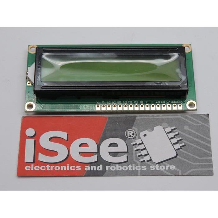 LCD character 16x2 16 x 2 16*2 1602 warna HIJAU green color backlight