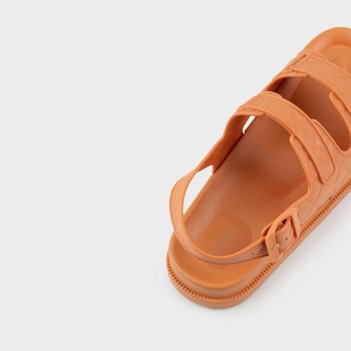 [[ YUANG / URBAN&CO ESSENTIALS SANDALS ELAINA ORANGE BEST SELLER