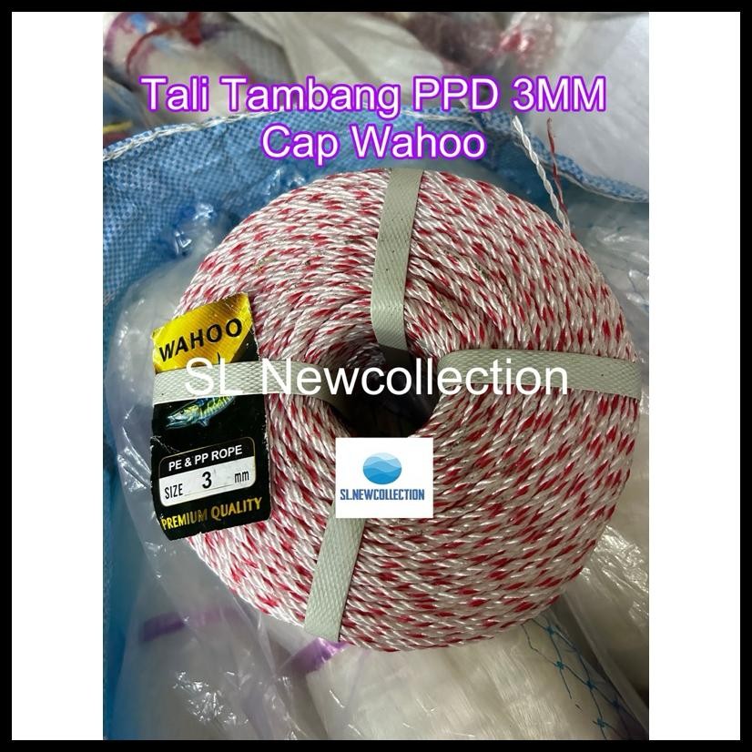 

TALI TAMBANG PE 3MM CAP WAHOO +/- 200 METER 1 ROL