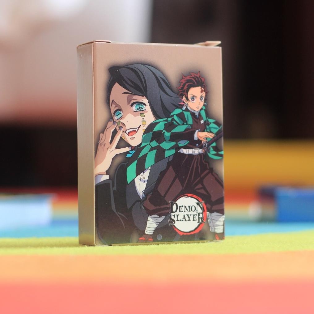 Premium 50Pcs Kartu Anime Demon Slayer Trading Card Kartu Demon Slayer 1 Box Kartu Kimetsu No Yaiba 