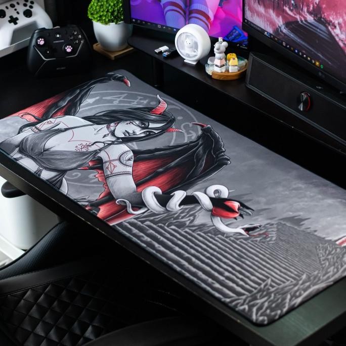 Mouse Pad Lilith Galatix X Ahdiyat Mousepad Waterproof Cloth Anti Slip Deskmat Office Desk Mat Xl Xx