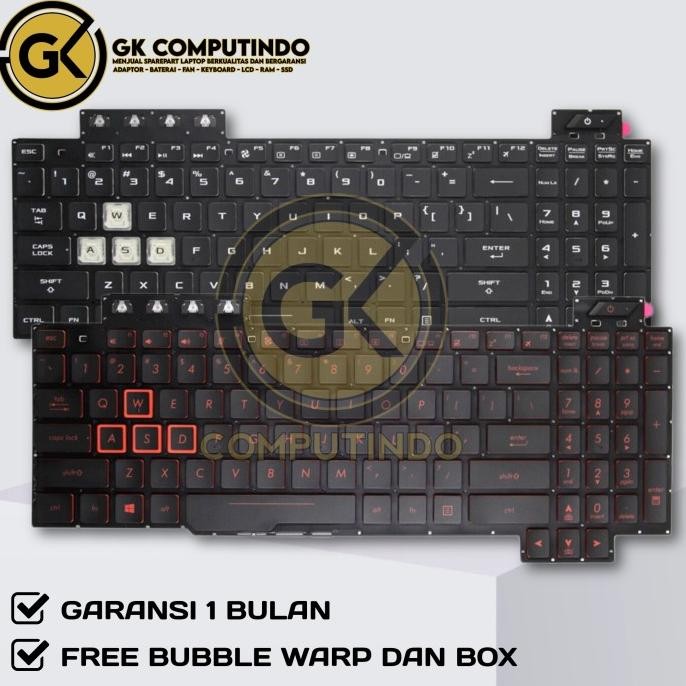Keyboard Asus Tuf Gaming Fx505 Fx505Dd Fx505Dt Fx505U Fx505Dy Fx505Gd New Stok