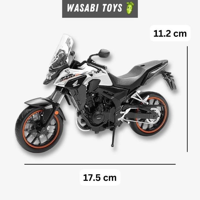 Terlaris Miniatur Diecast 1:12 Honda Cb 400X Cb 400 Cca Cool Chic Auto (Dengan Alas Motor, Tangki Lo