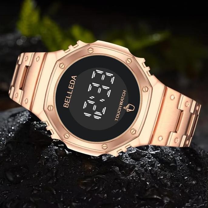 Murah Eksklusif Live Buy 1 Get 1 Jam Tangan Pria Belleda 9420 Digital Touch Screen Original Anti Air