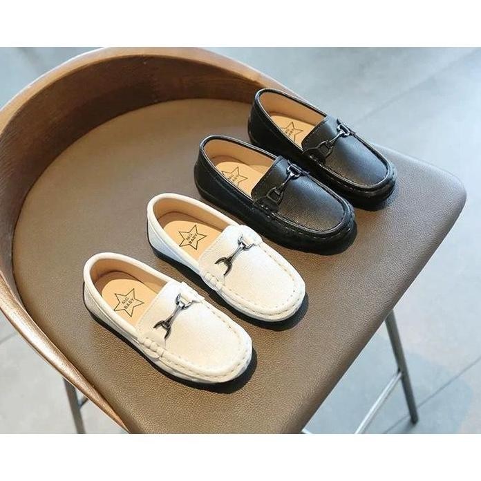 Terlaris Kiddiwear Sepatu Pantofel Anak Cowok / Sepatu Pantofel Anak Casual Import Usia  1 - 5 Tahun