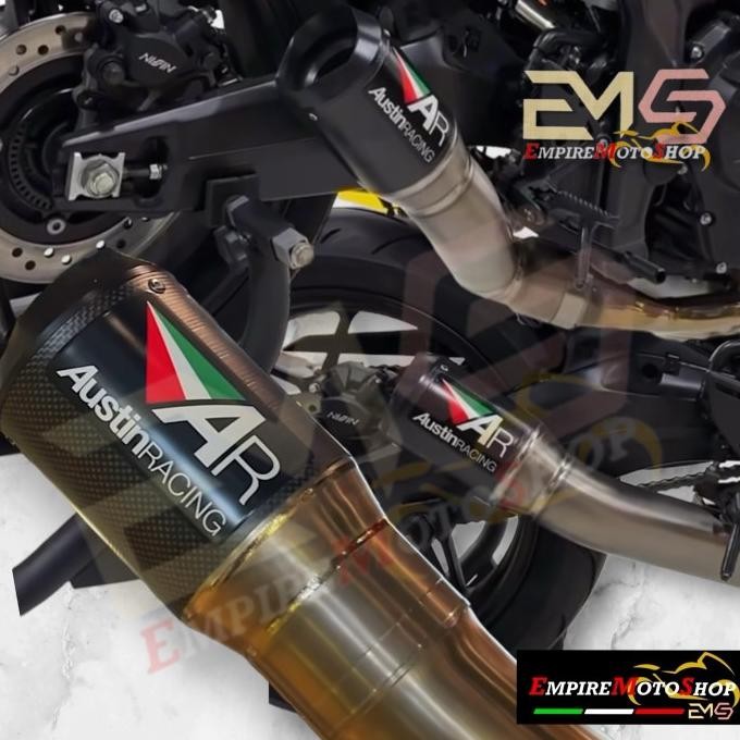 Terlaris Ar Knalpot Austin Racing Cb 650 Cb650 Cb650R Cb650F Neo Gp1R Gp1 R Half System Ready Stok