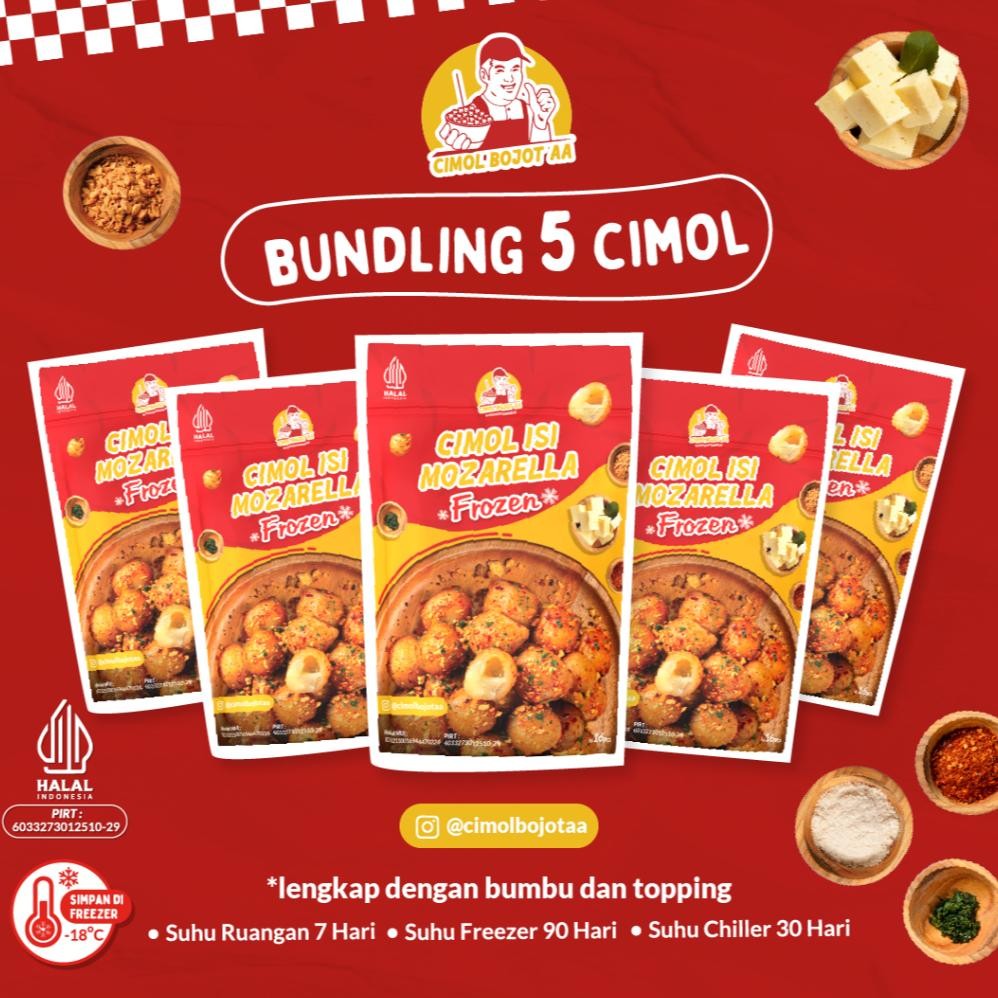 

TERMURAH Paket AA Mukbang 5 Cimol Isi Mozzarella Daun Jeruk Siap kirim