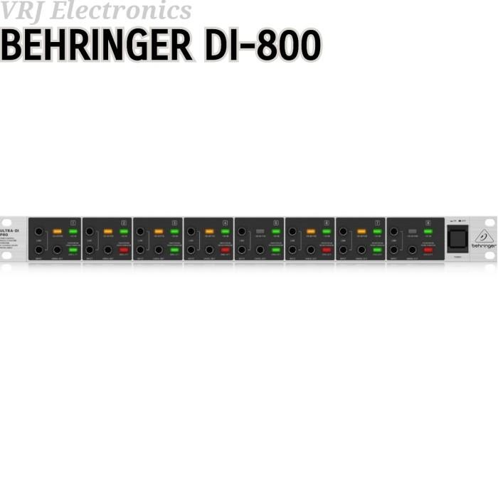Behringer Ultra-Di Pro Di800V2 8-Channel Active Instrument Direct Box Original Dan Terpercaya