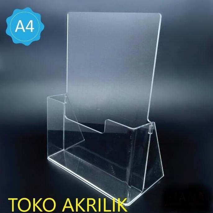 

redi Tempat Brosur Akrilik / acrylic Ukuran A4 TB35