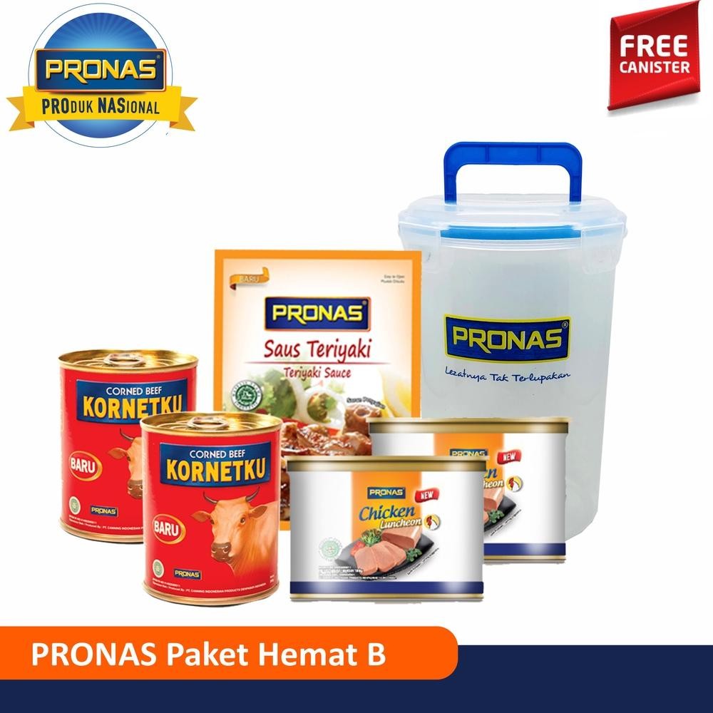 

TERMURAH Pronas Paket Hemat B Bundling 5 Pcs Free Canister Siap kirim