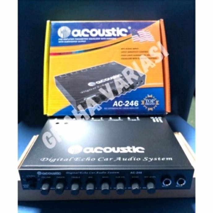Terlaris Pre Amp Parametrik Acoustic Ac-246 Karaoke