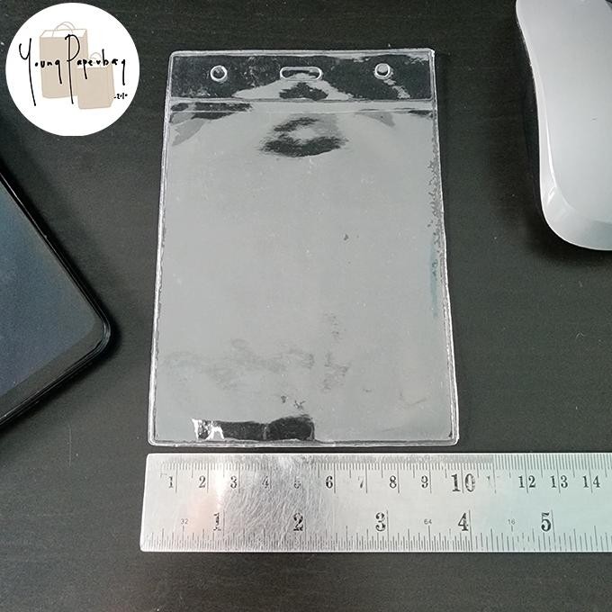 

Dgh-43 Kantong Plastik Mika Cover Nametag Panitia / Id Card Uk. 10 X 14,5