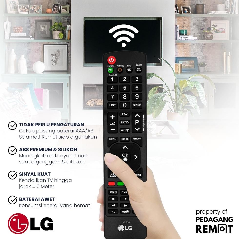 Of14 Remot Remote Tv Lg Lcd Led Akb72915251 / Akb72915244 / Akb72915246