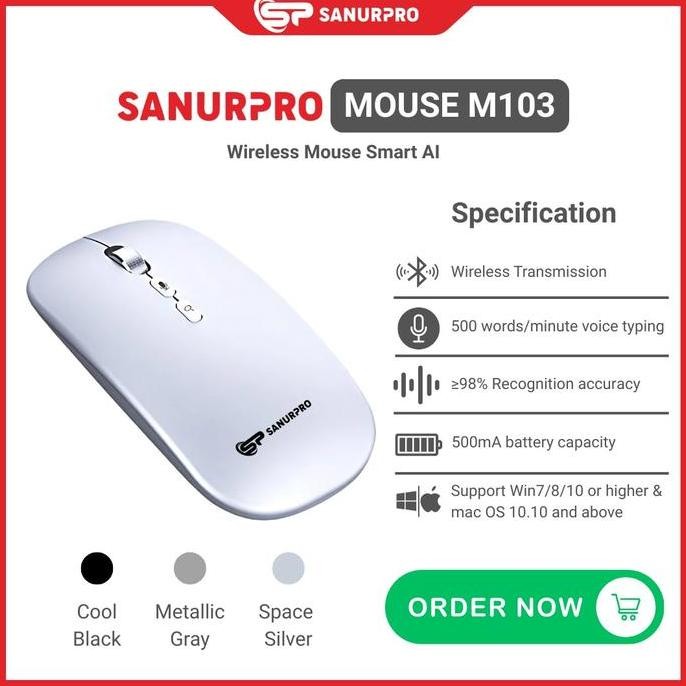 Mouse Miclink M103 Ai Miclink Mouse Smart Ai M103 Miclink Smart Mouse Ai M103 New Stok