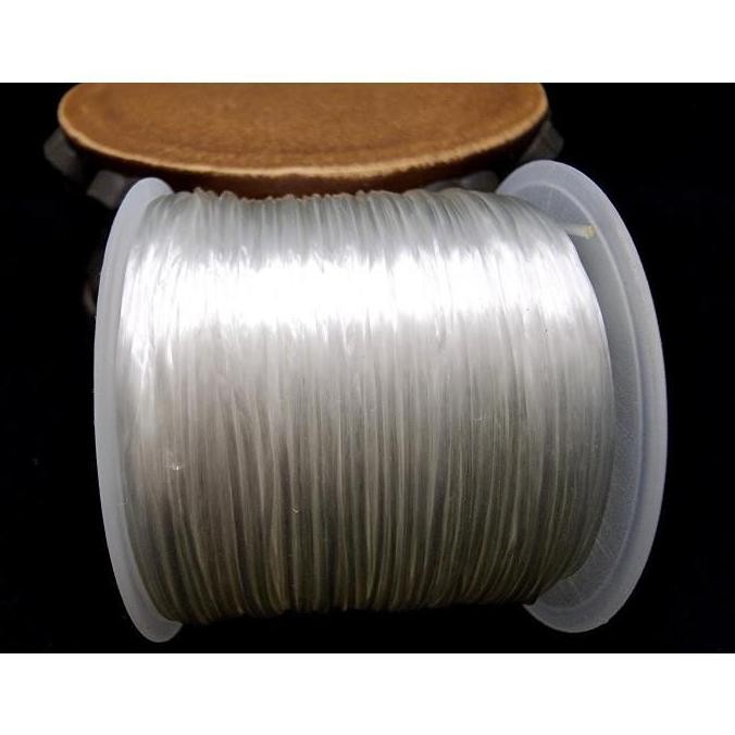 

tyS Benang Tali Karet Gelang Krsital Jepang Elastis Gepeng 0.5mm 60m R032