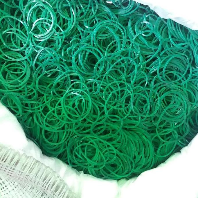 

tyS Karet Gelang Hijau Super Besar 1Kg