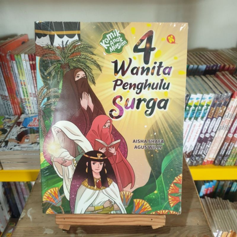 Komik 4 wanita penghulu surga alkautsar Khadijah Fathimah Maryam Asiyah binti Muzahim komik anak mus