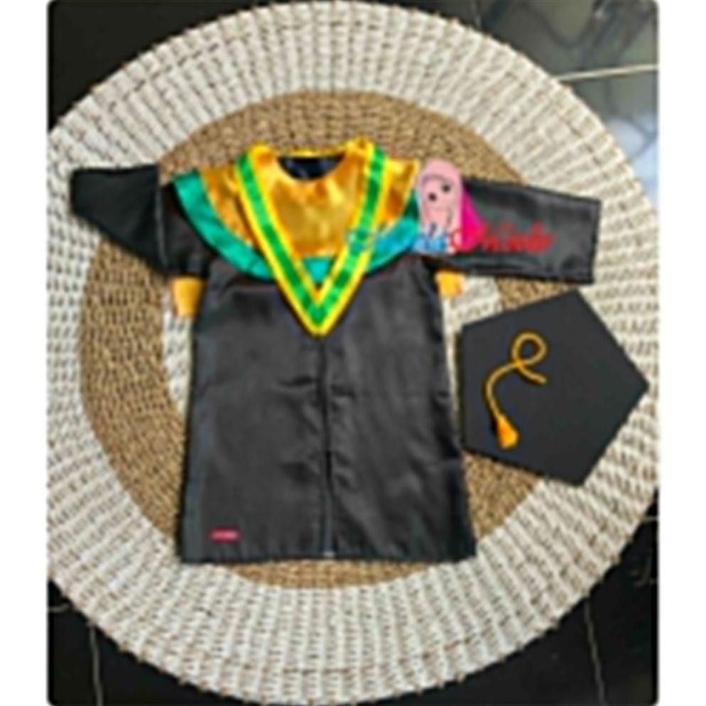 PJ24 OKK-1520 Baju Toga Wisuda SD/TK/PAUD Grade A Quality/ Baju Anak Photoshoot Bayi Jubah /Baju Kel