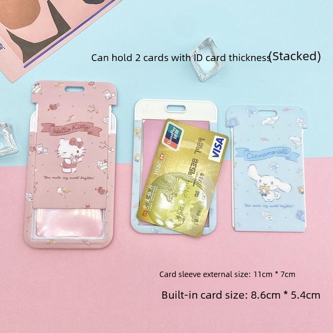 

new !!! Kalung Holder Kartu Lucu / ID Card Holder Name Tag Karakter Sanrio murah