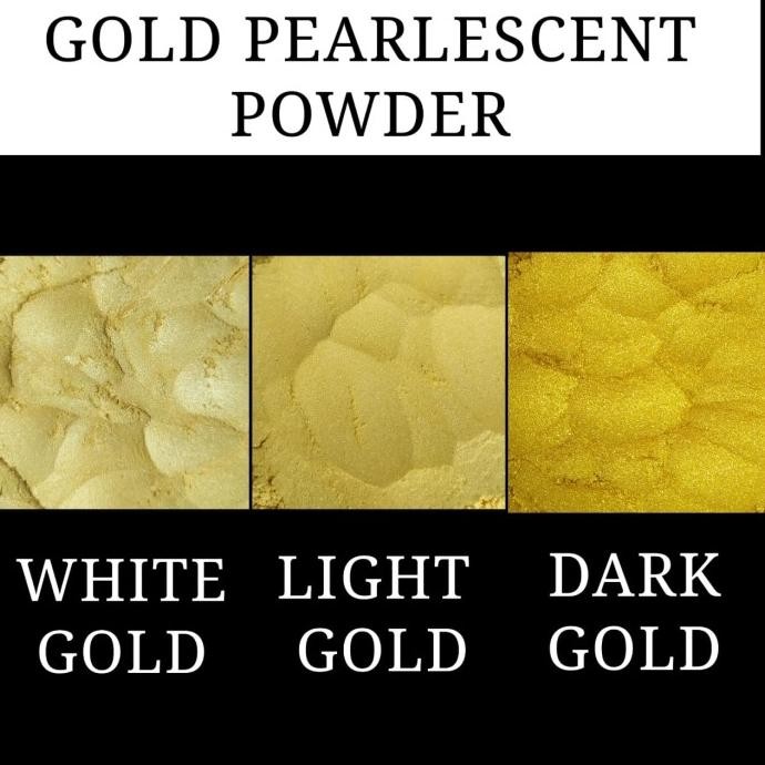 

TERBARU - BUBUK GOLD POWDER PEARLESCENT PIGMEN POWDER PEWARNA METALIK 1KG