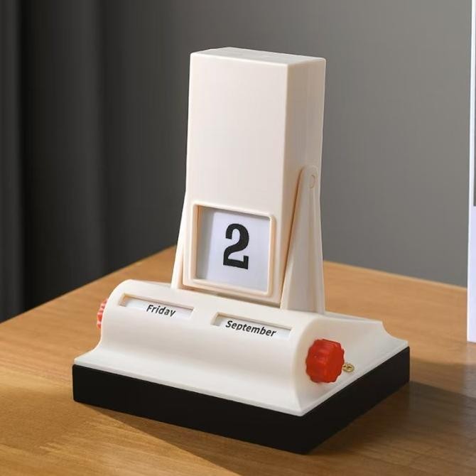 

new !!! Kalender Flip Retro Perpetual Calendar Kalender Abadi Kalender Meja Sepanjang Masa murah