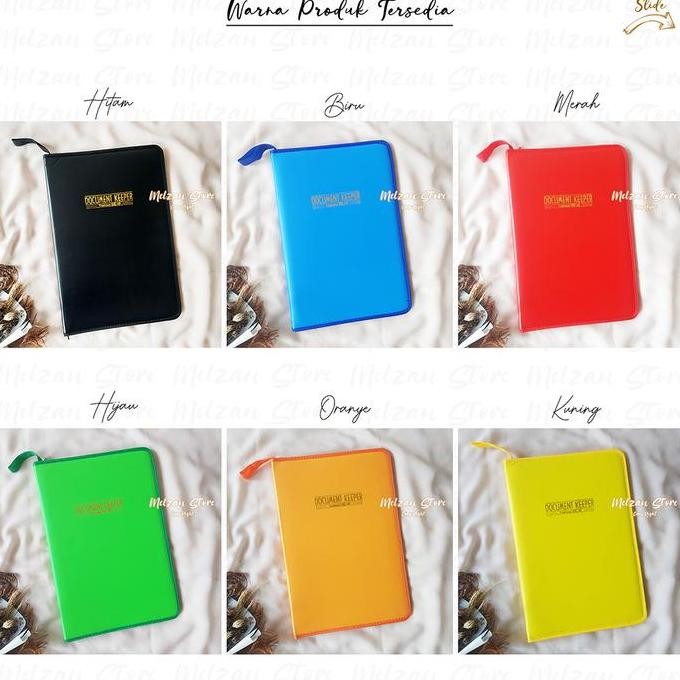 

new !!! Map Dokumen Anti Air Resleting isi 40 Lembar / Map Ijazah / Map Resleting / Map Organizer murah
