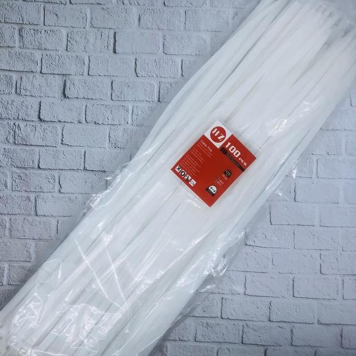 

new !!! HZ Cable Ties 9 x 550 mm Black and White murah