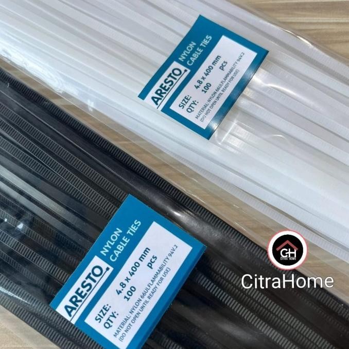 

new !!! Kabel Ties Aresto 4,8x400mm Putih (100pcs) murah