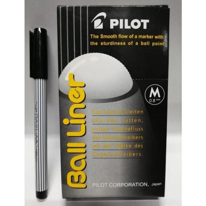 

TERLARIS - pulpen-ballpoint PILOT BALLINER hitam ori
