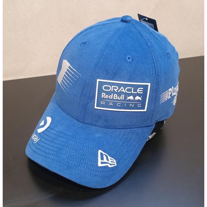 Topi New Era 9Forty Max Verstappen Red Bull Racing Motorsports Bright Blue Cap 100% Original Resmi