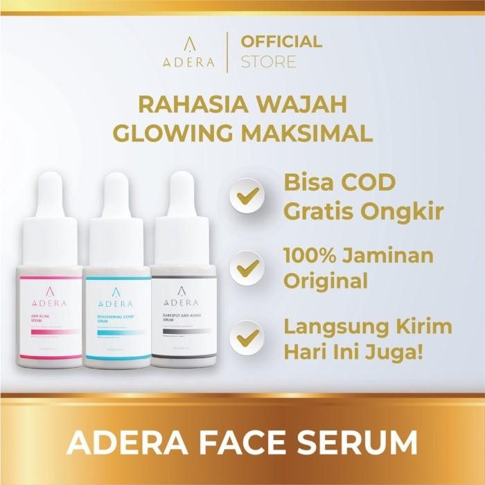 Serum Adera Face Serum Brightening /Acne/Dark Spot/ 100% Original Bpom
