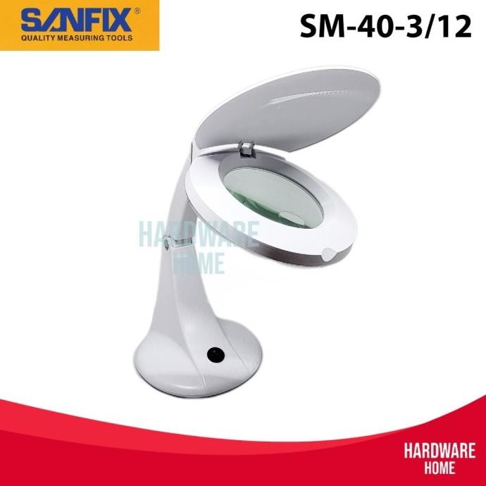 

BEBAS ONGKIR - Kaca Pembesar Magnifying Lamp Lampu Service SANFIX SM-40-3/12