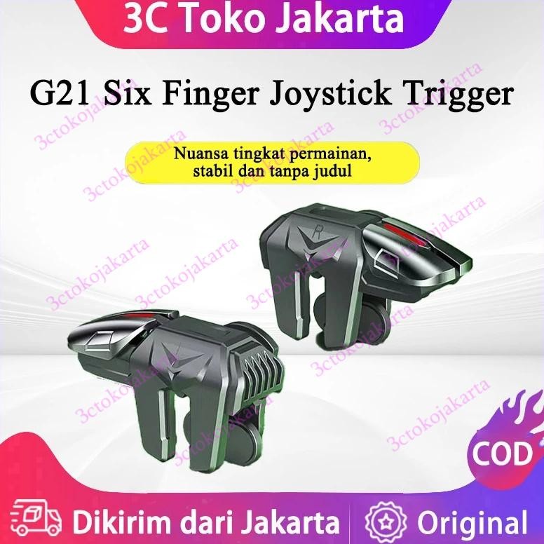 G21 Trigger Pubg FF Fps L1 R1 Gaming Six Finger Trigger Gaming