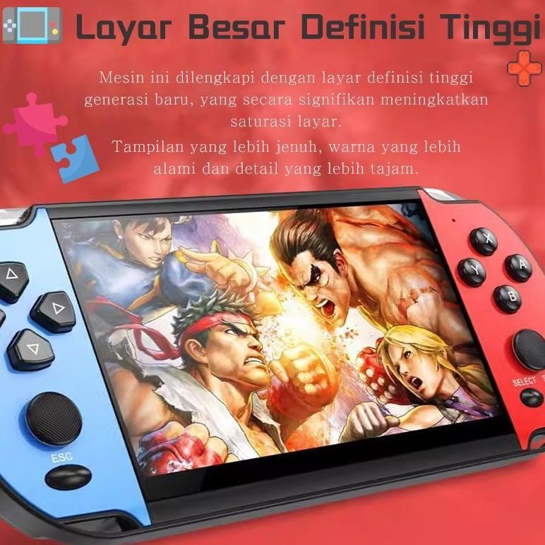 Konsol Game, Konsol Game X12plus, Konsol Game Genggam Layar Lebar, Konsol Game Nostalgia, Konsol Gam