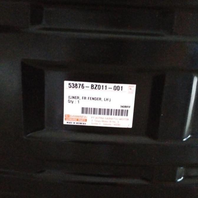 @@@@] ASTRA Liner Fender Spakboard Depan Kiri+Kanan Xenia VVTI 53876/5-BZ011 Daihatsu toyota 2004 20