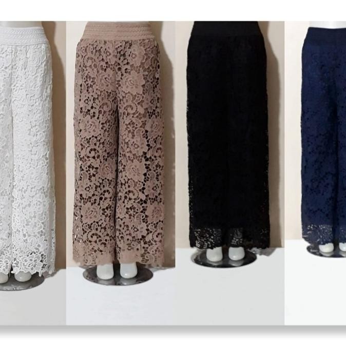 CELANA PANJANG WANITA KULOT BRUKAT IMPOR