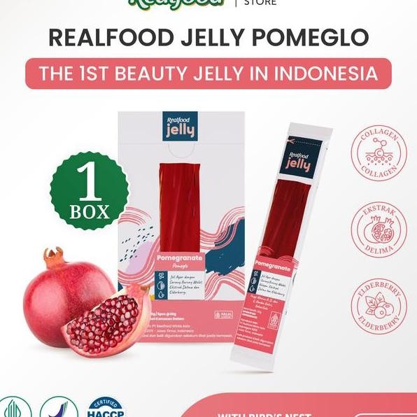 

Realfood Jelly Pomeglo Arang Burung Walet Dengan Olagen Etra Delima Dan Elderberry 6 Pc