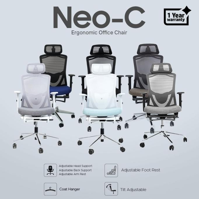 Noir NEO-C Ergonomic Office Chair