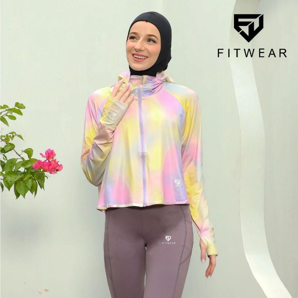 NEW PRODUCT FITWEAR - JAKET / JACKET K-STYLE ANTI UV OLAHRAGA WANITA RIHANNA UPF 50++ - ALLSIZE JUMB